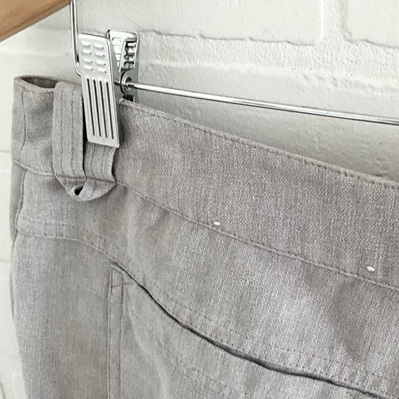 NWOT Patagonia Women Trouser Pants Hemp Straight/Wide leg Light Gray Eco Sz 12 - Picture 9 of 11